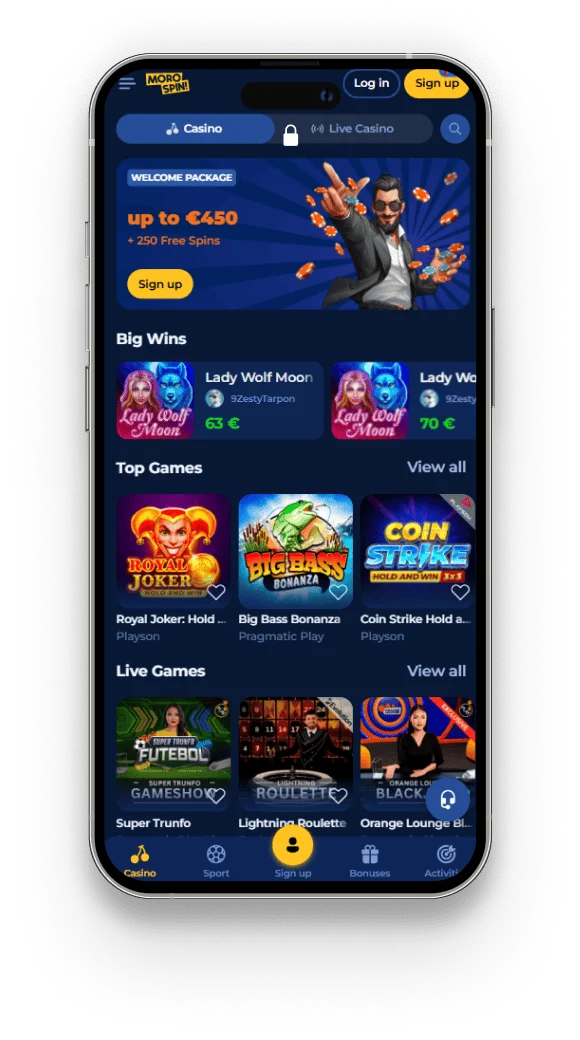 Morospin application